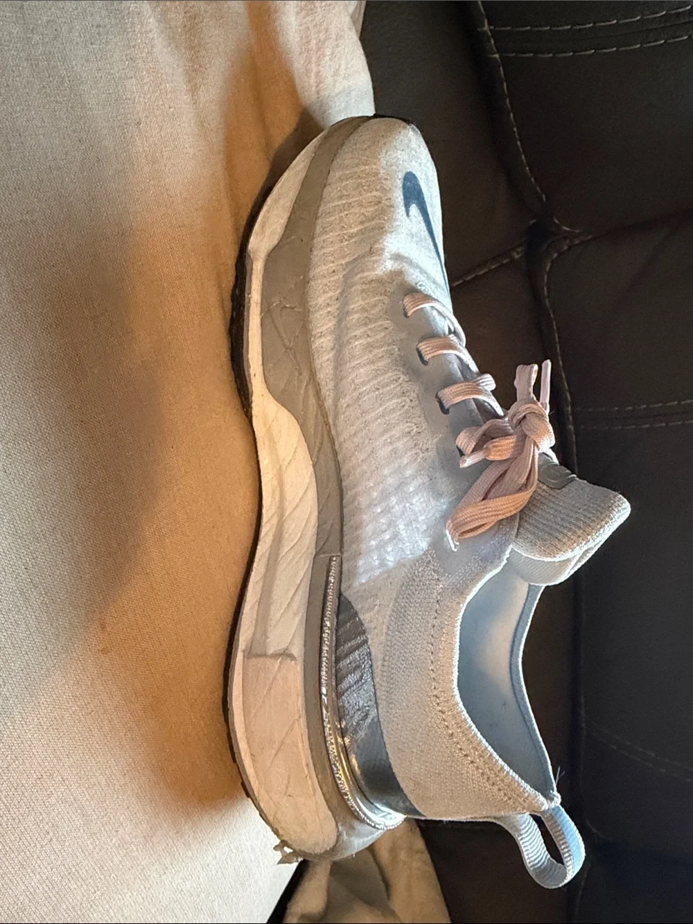 Nike athletic upper heel
